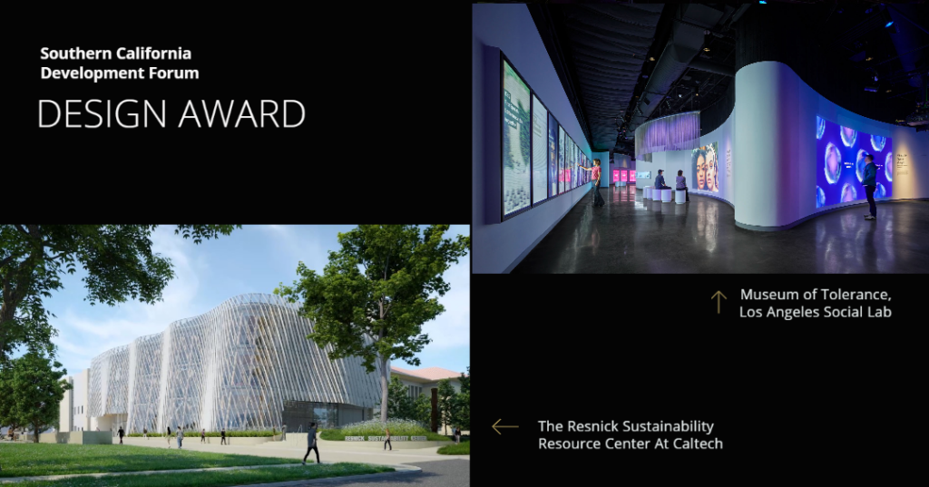 Two Design Awards From The Southern California Development Forum